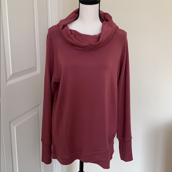 Eliane Rose Tops - Women’s Rose Long Sleeve Cowl Neck Top Size L NWOT